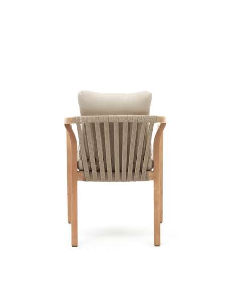 Стул Malaret, массив эвкалипта, бежевый