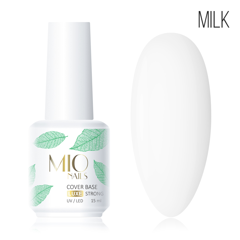 Камуфлирующая База MIO NAILS Luxe. Молочная - 15 мл.