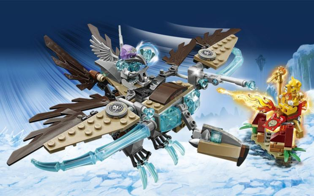 LEGO Chima: Ледяной планер Варди 70141 — Vardy's Ice Vulture Glider — Лего Чима