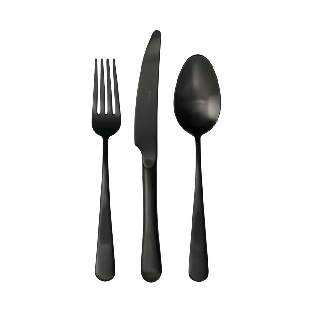 Набор столовых приборов 24шт Herdmar Luxor Mat Black