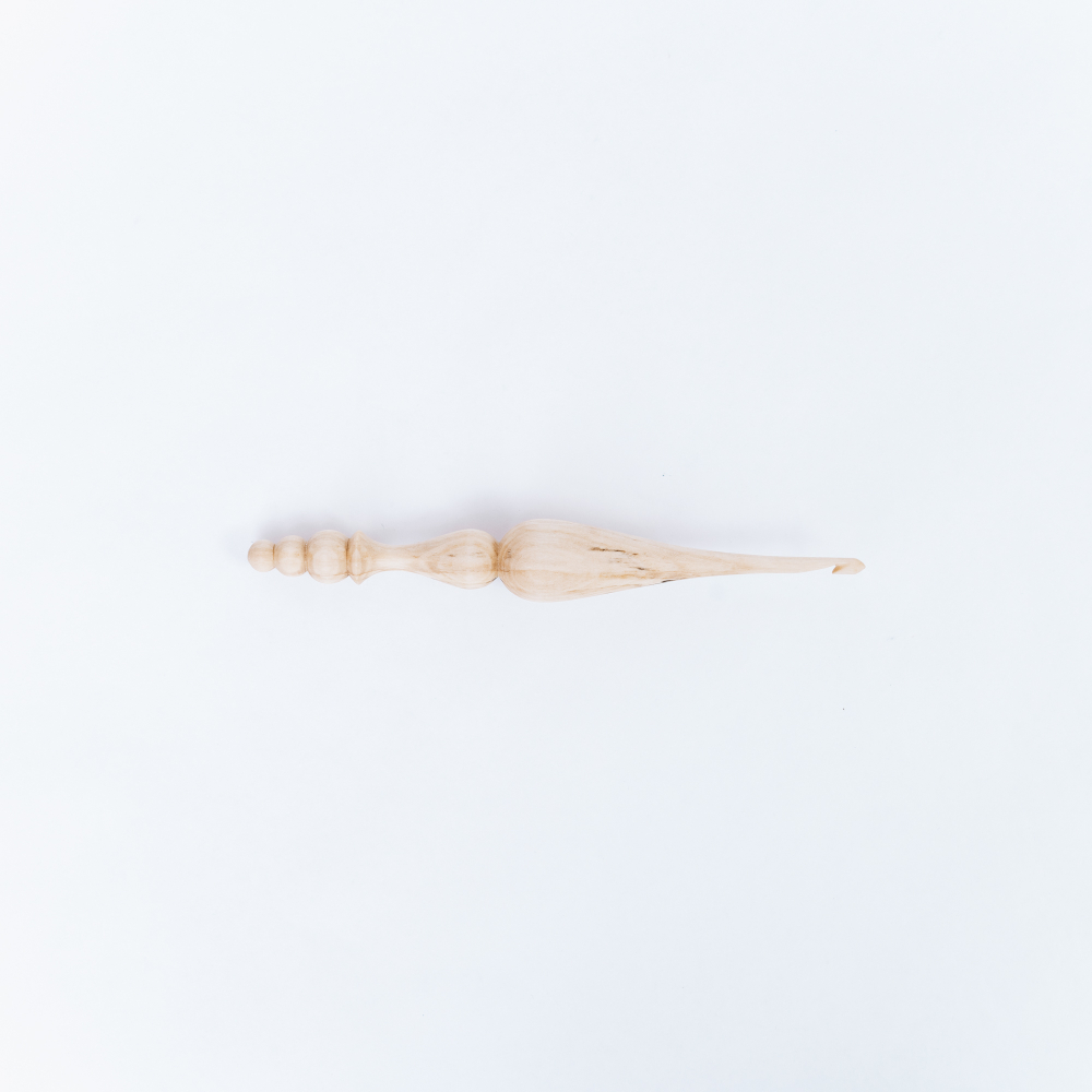 Деревянный крючок для вязания из древесины клена 4,5 мм. K199