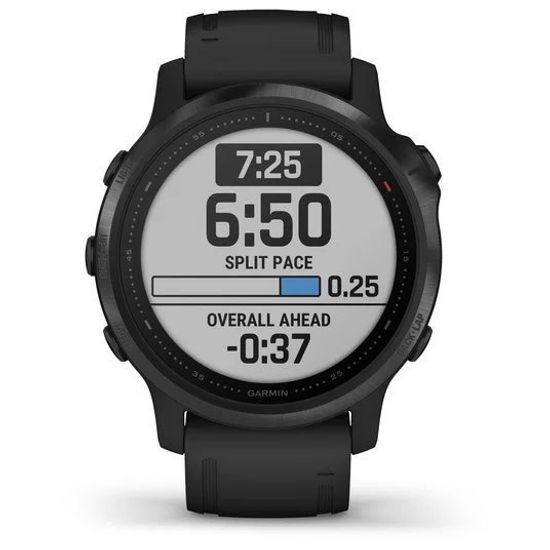 Мультиспортивные часы Garmin Fenix 6S Pro - черные с черным ремешком 010-02159-14