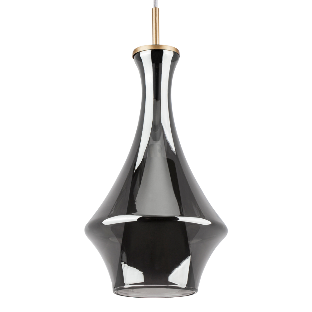 808018 Подвес FORMA 1х10W (led) E14 ШАМПАНЬ/ДЫМЧАТЫЙ