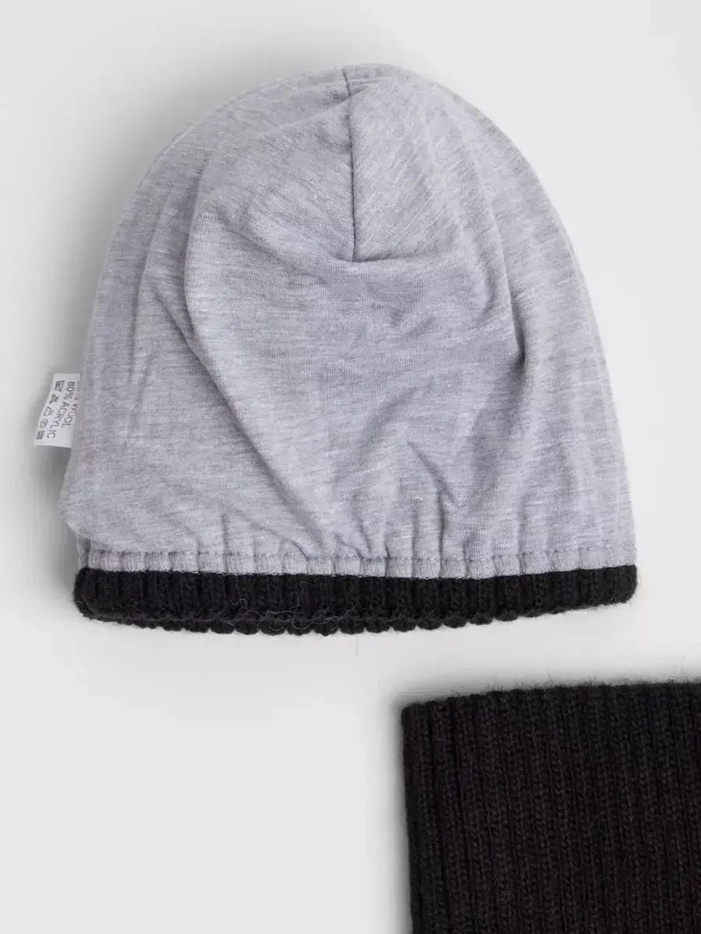 Шапка детская и снуд осенняя