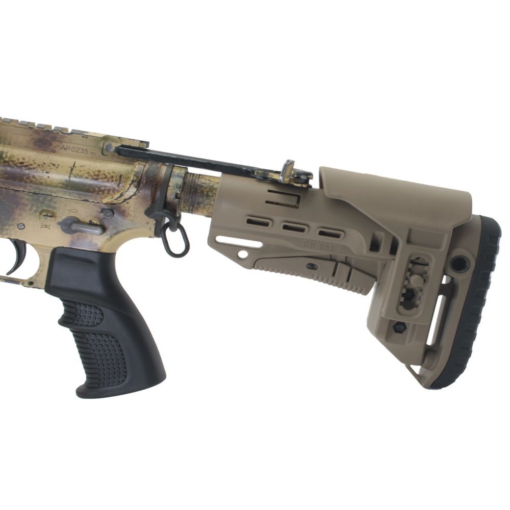 Короткий подщечник для AR для приклада TBS Compact, DLG Tactical - в сборе, детально