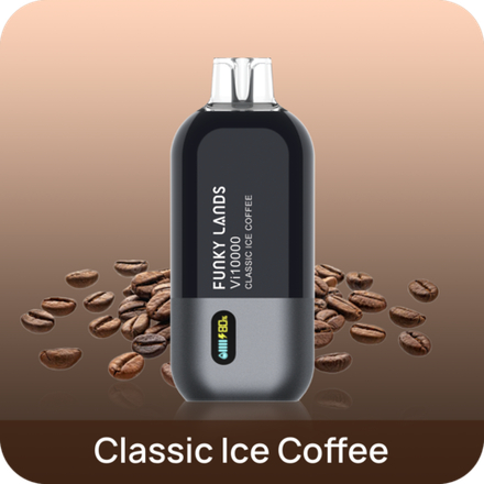 Funky lands Vi10000 Кофе со льдом 10000 затяжек 20мг (2%)