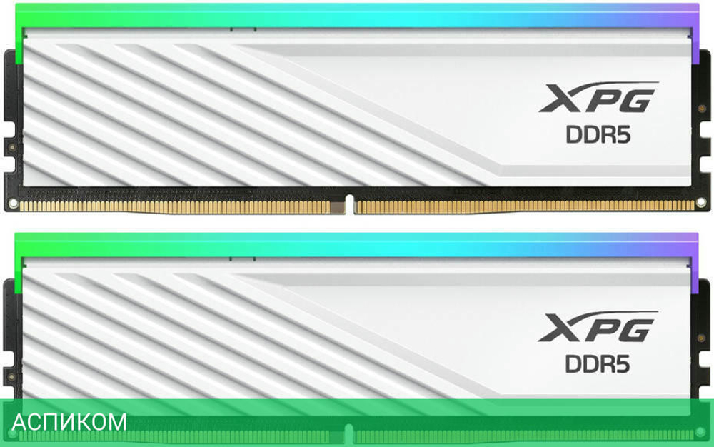Оперативная память A-Data XPG Lancer Blade RGB White 32GB DDR5 (AX5U6000C3416G-DTLABRWH)