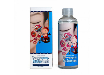 [Elizavecca] Тонер-пилинг ФРУКТОВЫЕ КИСЛОТЫ Hell-Pore Clean Up Aha Fruit Toner, 200 мл