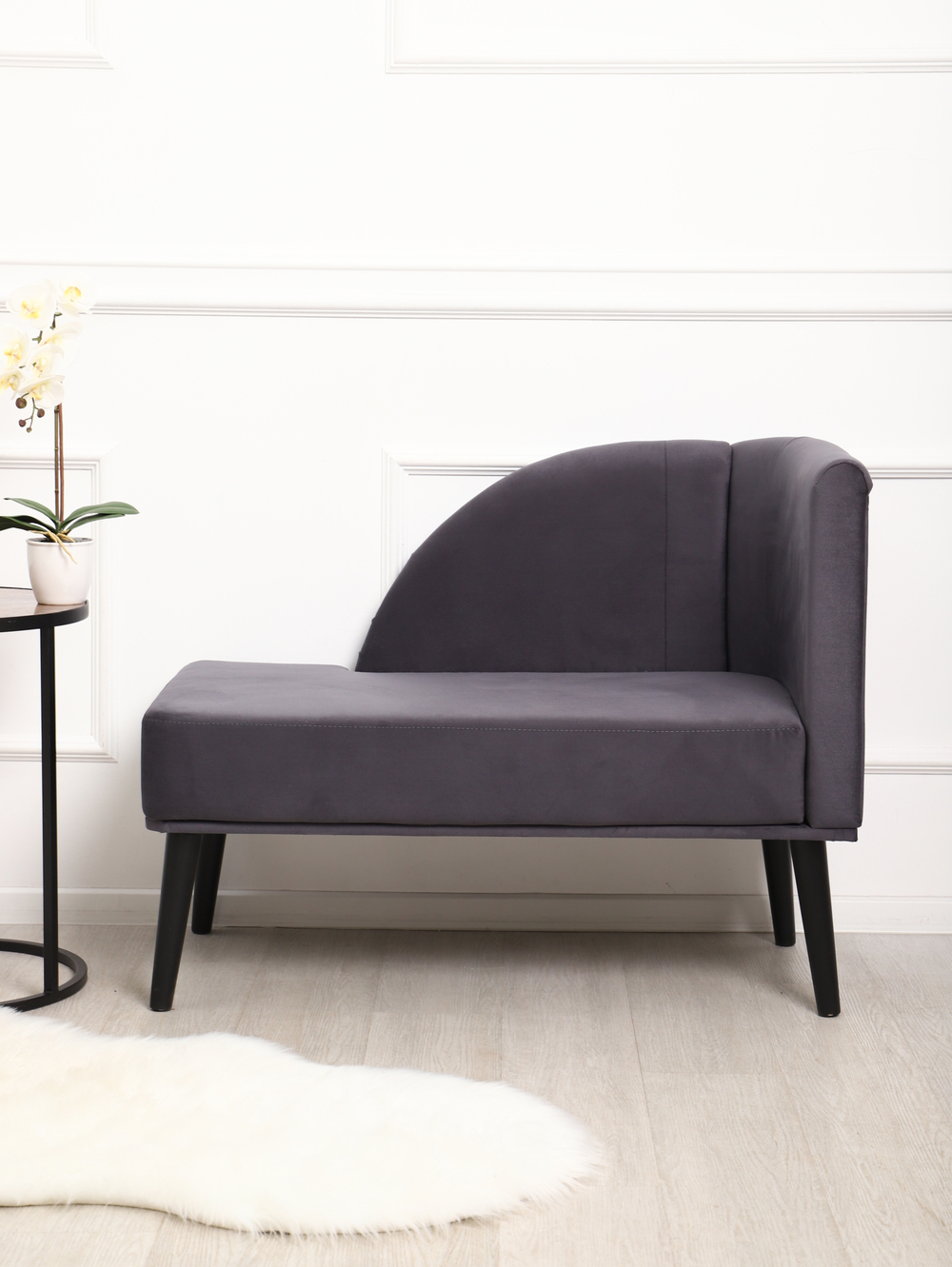 Кушетка Berger графит/венге