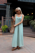 Сарафан в длине макси из хлопка