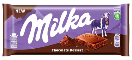 Шоколад Милка Milka Dessert Chocolate молочный 100г. (122руб./шт.) (22шт./кор.) (Европа) ООО ГЛОБАЛ