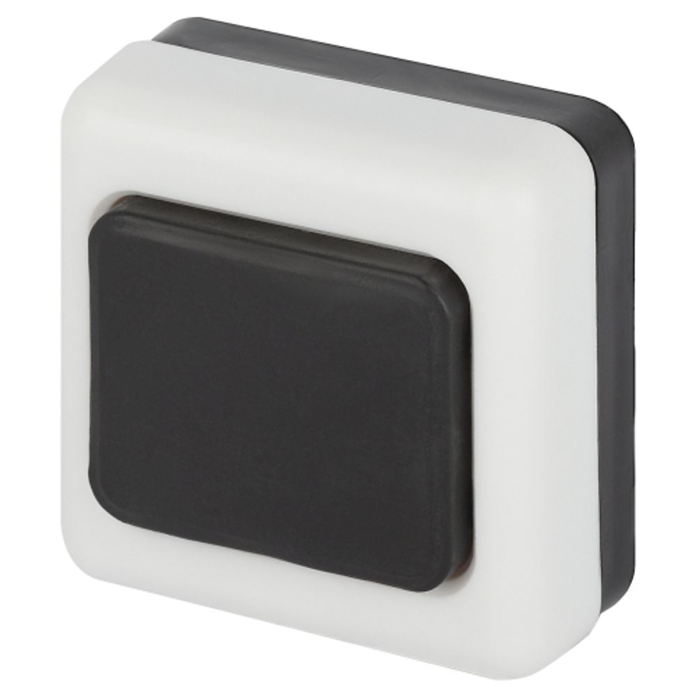 Кнопка дверного звонка ЭРА D2 проводного, черная