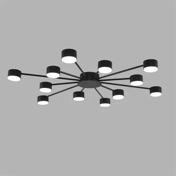 8344/12C COMFI черный, металл Люстра GX53 LED 12*7W 220V TORINA