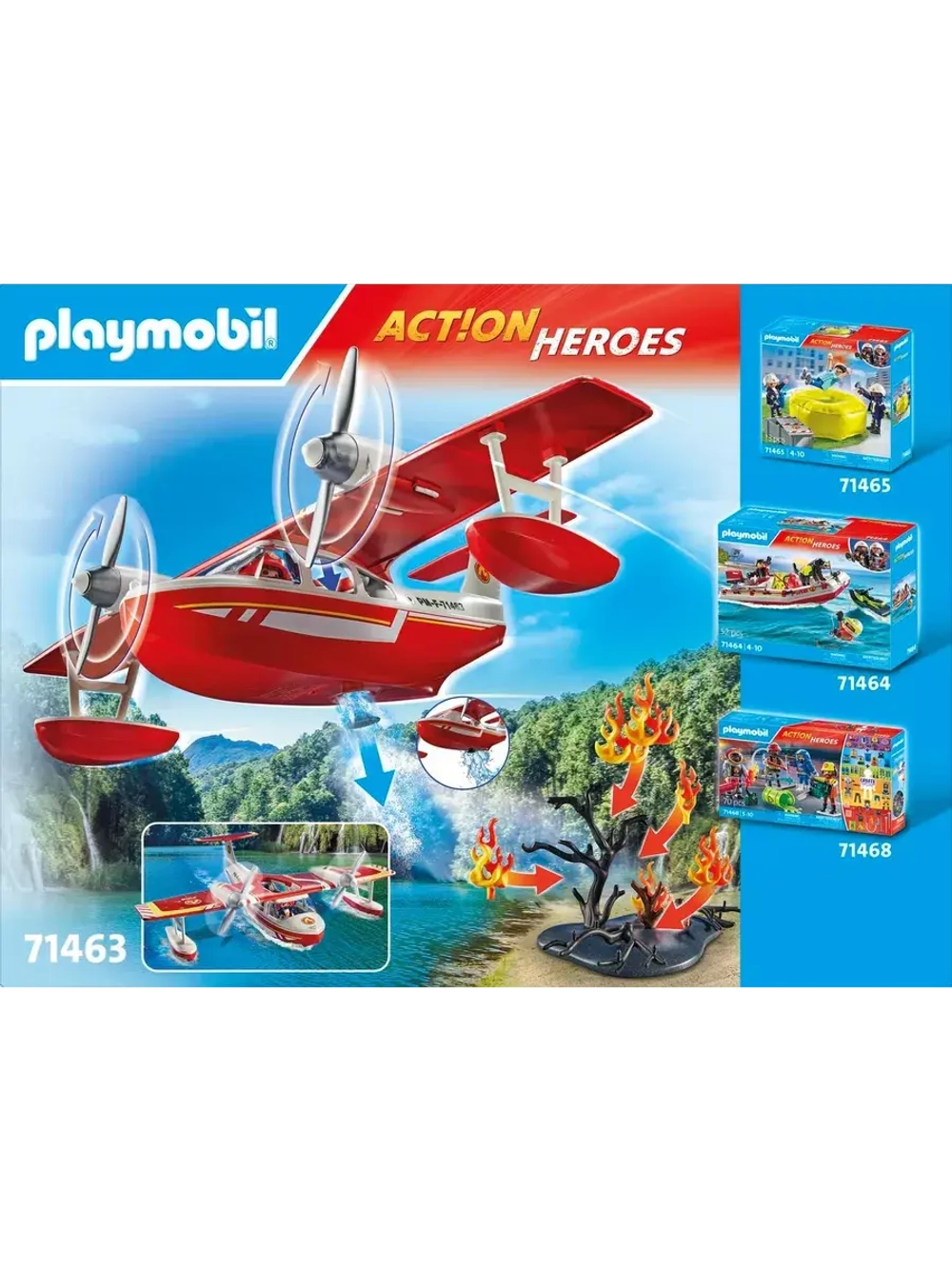 Конструктор Плеймобил 71463 Пожарный гидросамолет Playmobil