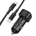Автомобильное зарядное устройство для Type-C Borofone BZ34A PD20W QC3.0 (black)