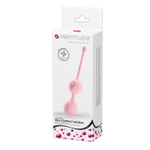 Нежно-розовые вагинальные шарики Kegel Tighten Up I