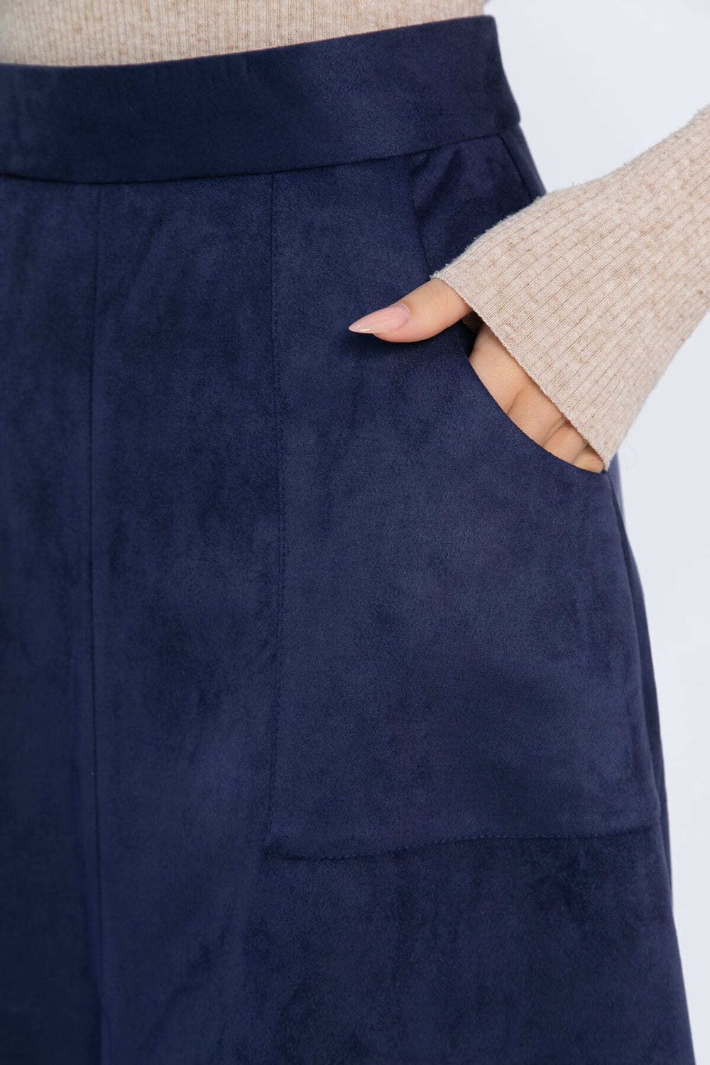 Юбка замшевая Твой идеал (синяя) Ю14583-7М LT Collection