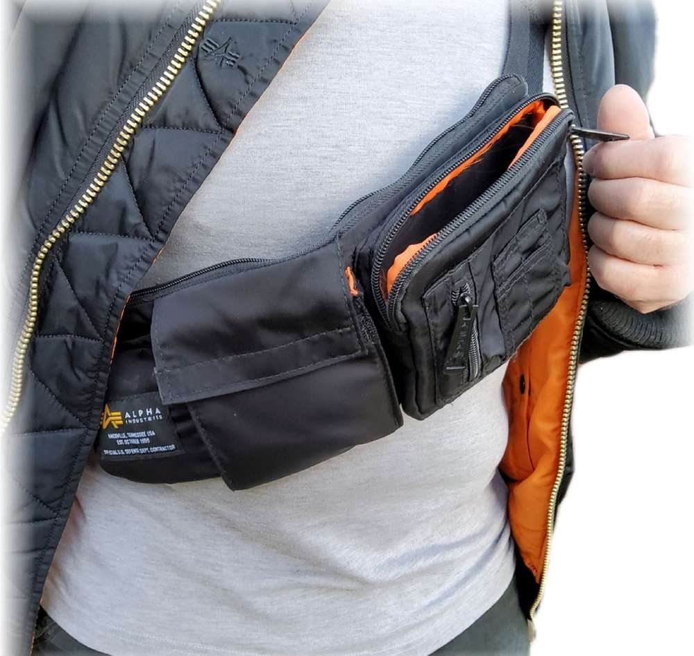 Сумка поясная Alpha Industries Crew Utility Bag