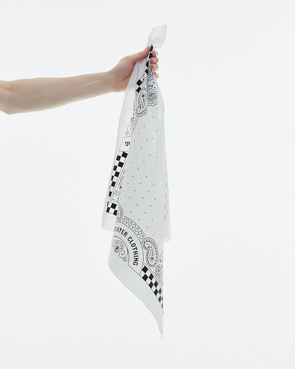 Бандана Anteater  Chess белая