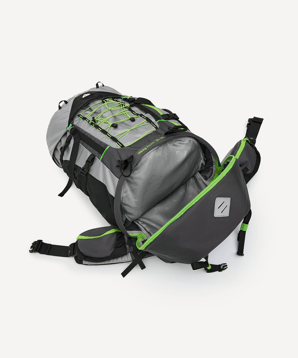 Рюкзак Hiking Ascent, серый, 55+10 л