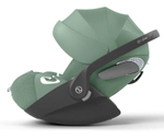 Коляска 3 в 1 Cybex Priam IV Matt Black complete и автокресло Cloud T i-Size Leaf Green Plus Cozy Beige
