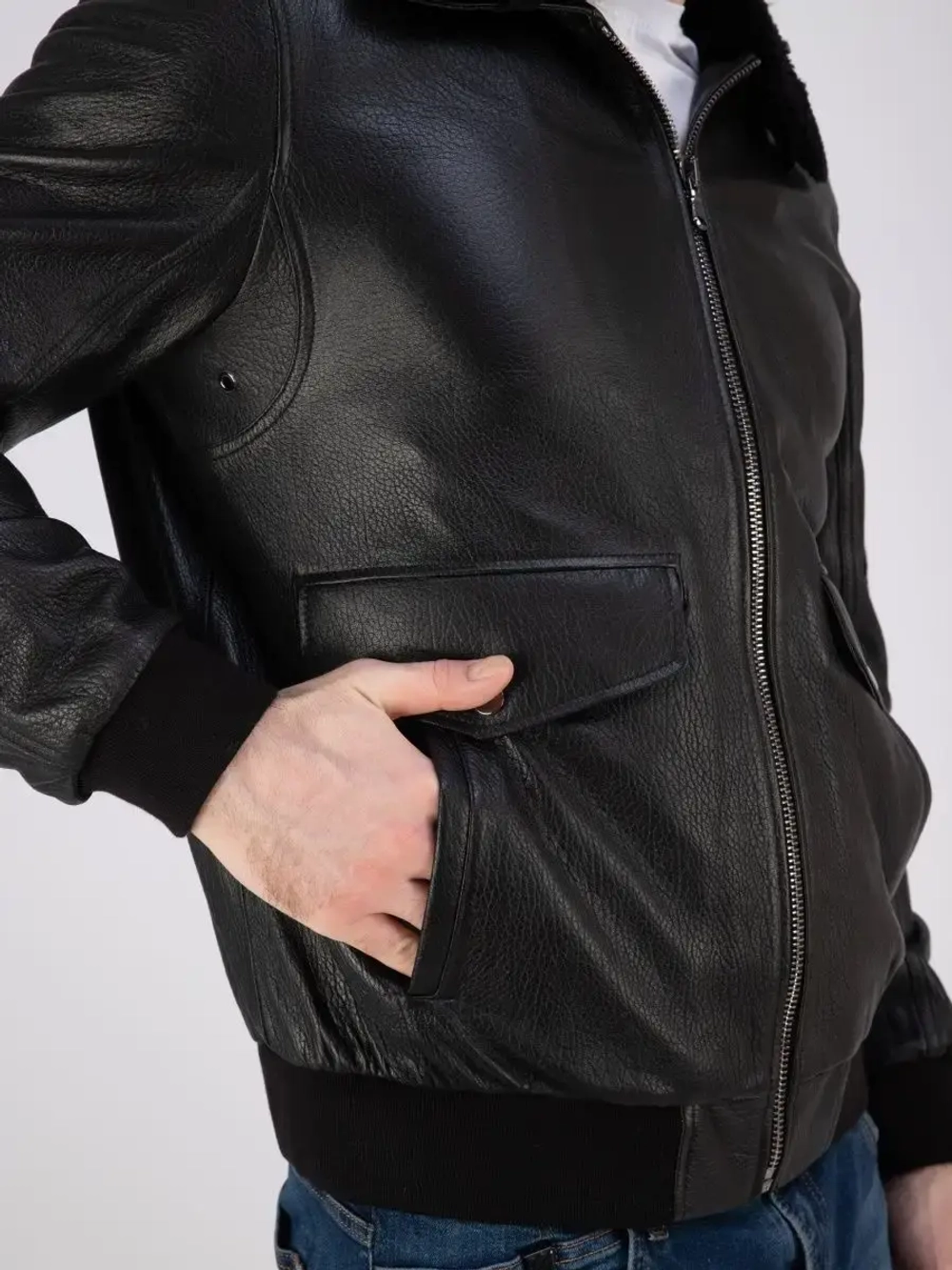 Куртка кожаная из натуральной кожи Турция