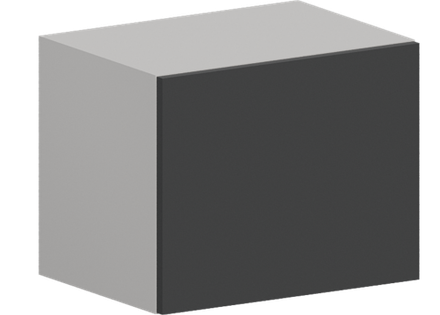 Кухня Модуль ШВГ 450 Белый / Графит Софт