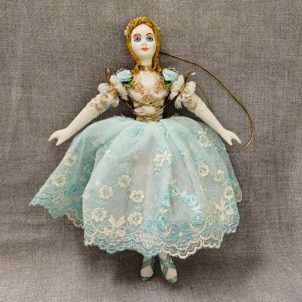 Эксклюзивная ёлочная игрушка Балерина Сильфида