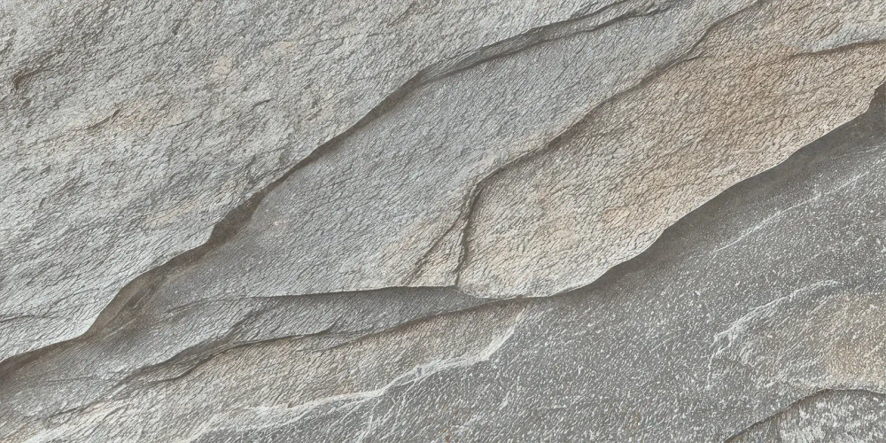 Керамогранит Alma Ceramica GFA3060LEG74R Legend 30x60 серый / бежевый глазурованный матовый / противоскользящий / рельефный под камень