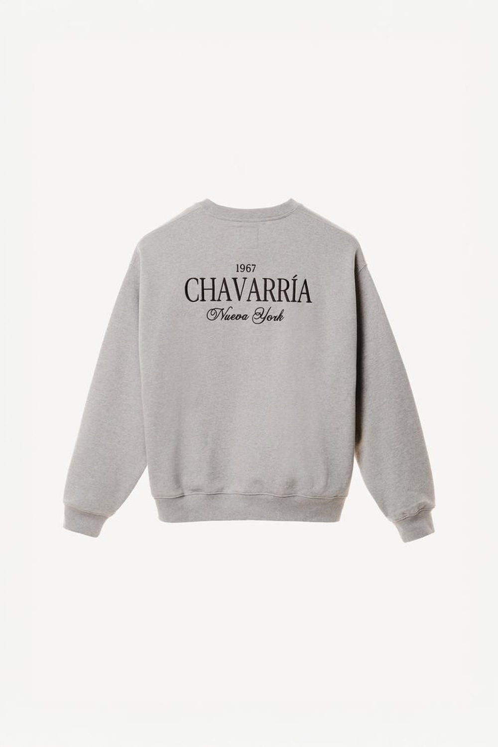 ZARA X WILLY CHAVARRIA ТОЛСТОВКА С ВЫШИВКОЙ, СЕРЫЙ МЕЛАНЖ