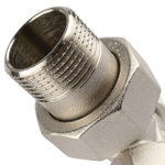 Клапан балансировочный угловой STOUT - 3/4" (ВР/НР-американка, PN10, Tmax 120°C)