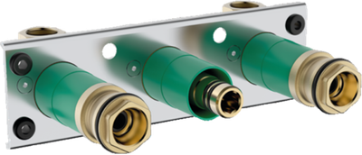 Скрытая часть для термостата 13129180  ShowerTablet 600, для 2 потребителей