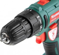 Аккум.дрель Hammer Flex ACD12BS  12В 2АКБx2Ач 10мм 0-350/0-1350об/мин 32Нм в кейсе быстр зарядка