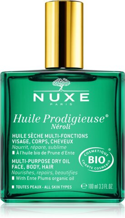 Nuxe Huile Prodigieuse Neroli - Многофункциональное сухое масло для лица, тела и волос /   100  ml  / GTIN 3264680024993