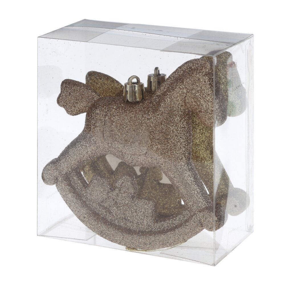 GAEM Набор из 2шт, Украшение новогоднее "Лошадка", L10 W5 H11 см