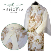 Платье ритуальное "Орхидея" с шарфом