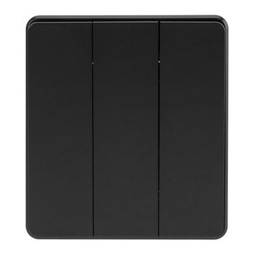 Выключатель ROUND 3 кл 10А с/у оникс KRANZ