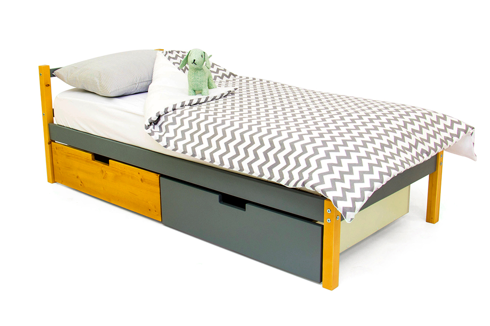 Детская кровать тахта Бельмарко Svogen дерево-графит