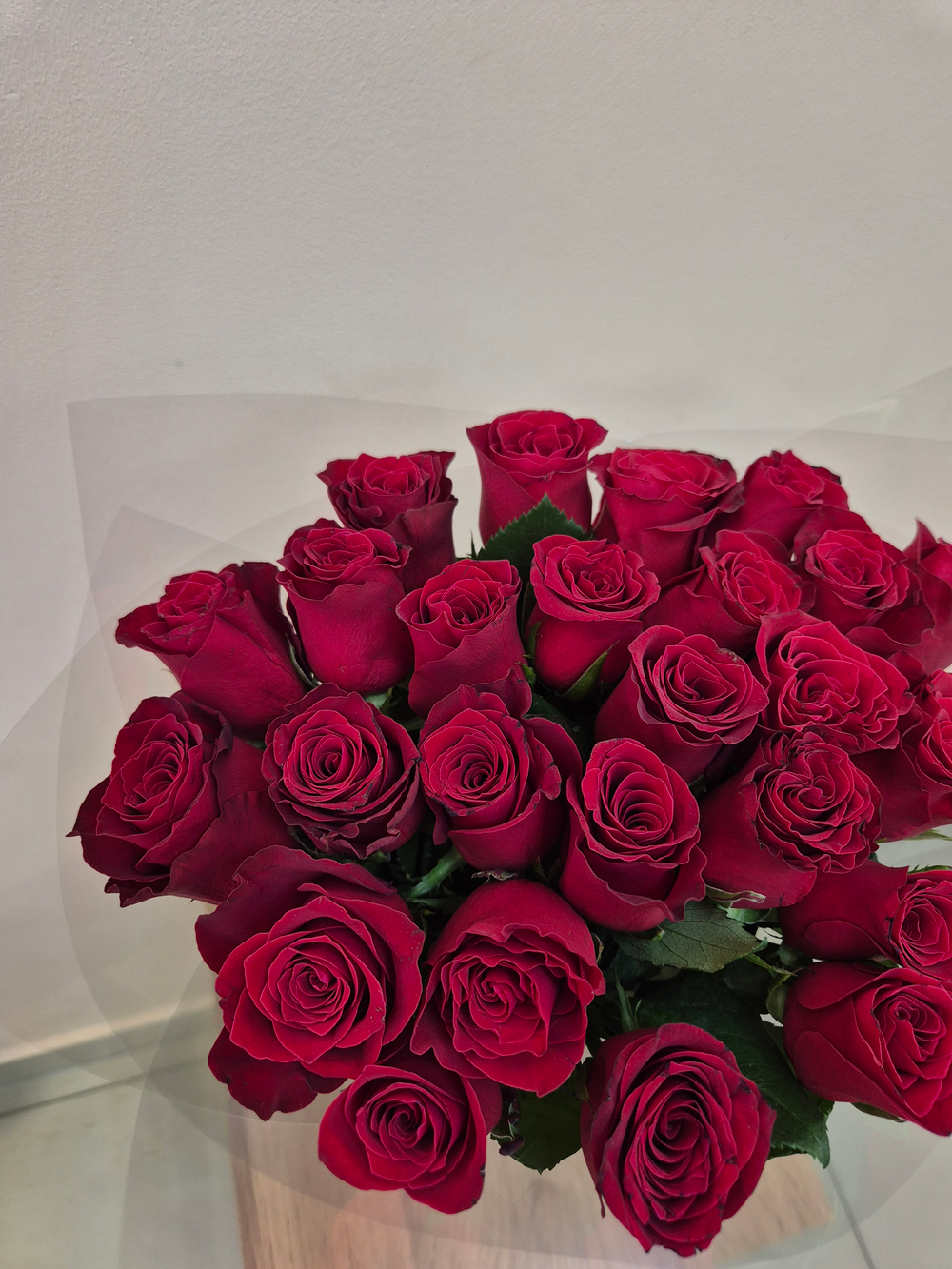 Роза Кенийская 40см 25 штук букет