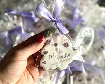 Пряники елочка с логотипом