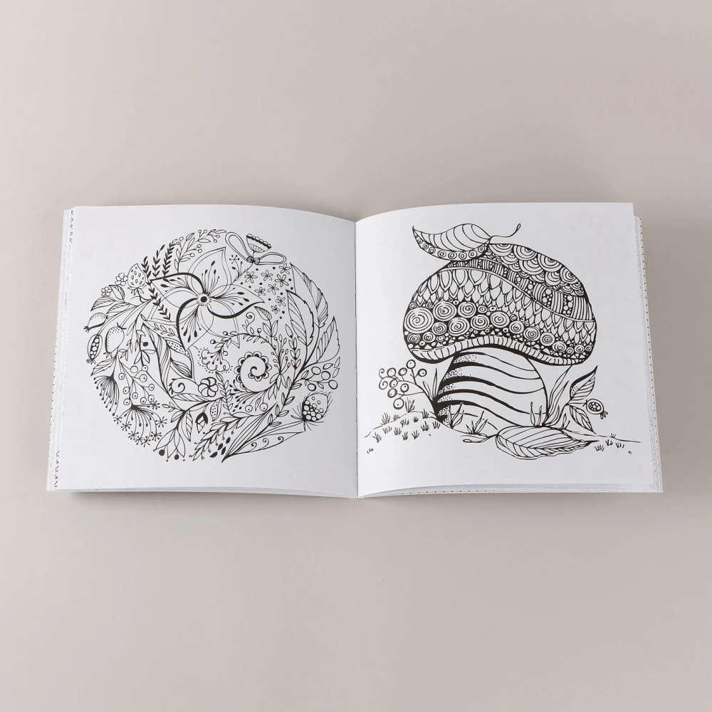 Моя осенняя прогулка: Раскраска