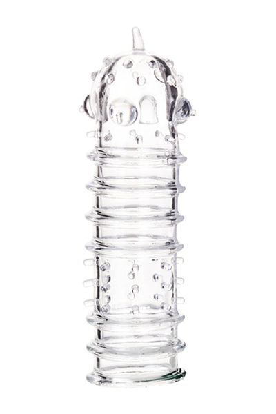 Насадка на пенис A-Toys by TOYFA Tark, TPR, прозрачный, 15,3 см