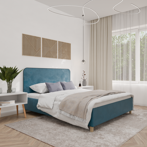 Двуспальная кровать с подъемным механизмом Абстракт Элит, 160х200