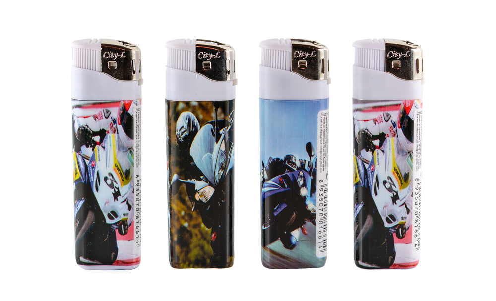 Пьезо City-l 03(06) мотоциклы (белый) (50шт*20уп)