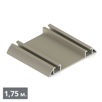 ЭКО Направляющая нижняя двухполозная (1,75 м) шампань матовая (AL) (AE0488) Aristo (Акция)