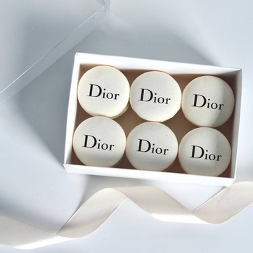 Набор макарон из 6 шт с логотипом компании