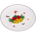 Тарелка керамическая «Новогодний микс» 20*2см