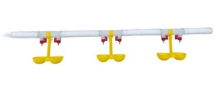 Поилка 6-ти ниппельная в сборе