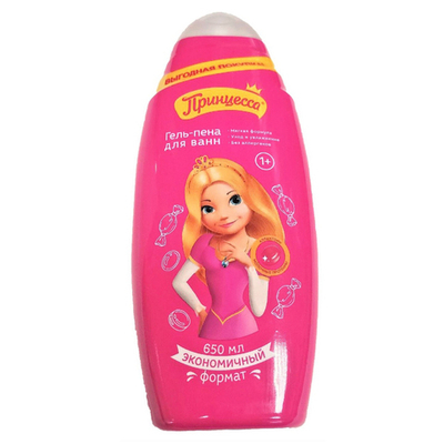 Принцесса Гель-пена для душа 650мл*6