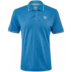 Мужское поло теннисное Wilson Star Tipped Polo - brilliant blue